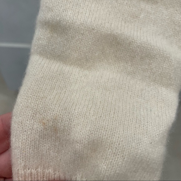 White+ Warren Essentials Ivory Cashmere Sweater Sz XS - Picture 2 of 6